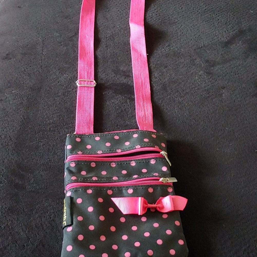 Polka dot crossbody bag